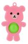 Imagem de Simple Dimple Fidget Toy Pop Bubble Sensorial Ursinho Rosa