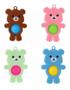Imagem de Simple Dimple Fidget Toy Pop Bubble Sensorial Ursinho Rosa