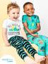 Imagem de Simple Joys by Carter's Boys's Boys's 6-Piece Snug Fit Cotton Pajama Set, Teal Blue/Black, Dragon, 7