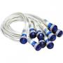 Imagem de Sinaleiro Jng Com Rabicho Plr108 220V Azul 52160 - Kit C/10