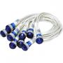 Imagem de Sinaleiro Jng Com Rabicho Plr108 220V Azul 52160 - Kit C/10