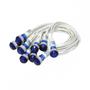 Imagem de Sinaleiro Jng Com Rabicho Plr108 220V Azul 52160 - Kit C/10