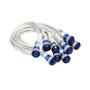 Imagem de Sinaleiro Jng Com Rabicho Plr108 220V Azul 52160 - Kit C/10