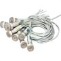Imagem de Sinaleiro Jng Com Rabicho Plr108 220V Branco 52161 - Kit C/10