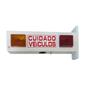 Imagem de Sinalizador Luminoso Lateral para Garagem com Bip Bivolt Base Branco - Troller Eletrônica