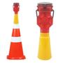 Sinalizador Solar Viario Cone Kit 5 Uni Rua Rodovia Estrada Iluminaçao Segurança Evita Acidentes Estacionamento Chuva - Compre Desejos Imagem de Sinalizador Solar Viario Cone Kit 5 Uni Rua Rodovia Estrada Iluminaçao Segurança Evita Acidentes Estacionamento Chuva