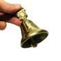 Imagem de sino de mão mesa 10 cm bronze papai noel campainha decoração papai noel natal