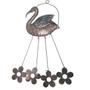 Imagem de Sino dos Ventos Flamingo Cisne Flores Kit 2 Unidades Jardim Varanda Decoraçao Quintal  Enfeite Som Suave Relaxante