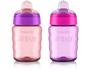 Imagem de Sippy Cup AVENT My Easy Soft Spout 270 ml rosa/roxo (pacote com 2)