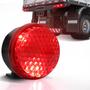 Imagem de Sirene Piezo 6 Tons Com LED Vermelho 24V 2,4W Universal Caminhão Marcha Ré