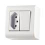 Imagem de Sistema Box Tramontina Lizflex 1 Simples+Tomada 2P+T. 10A - 57304/013