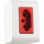 Imagem de Sistema Box Tramontina Lizflex 1 Tomada 2P+T. 20A Vermelha - 57304/019