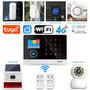 Imagem de Sistema de Alarme Residencial 4G GSM WiFi Tuya - Com Câmera de Segurança Inteligente