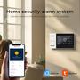 Imagem de Sistema de Alarme Residencial Sem Fio WiFi GSM - Controle via Tuya App