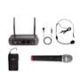 Imagem de Sistema de Microfone Lexsen LM-258U-KIT UHF Com 2 Canais Frequência Fixa - LM258UKIT