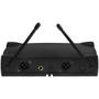 Imagem de Sistema de Microfone Sem Fio Quanta QTMIC103 com 2 Microfones Bivolt - Preto