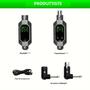 Imagem de Sistema de Microfone Sem Fio UHF com Receptor e Transmissor XLR - Para Microfone Dinâmico