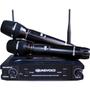 Imagem de Sistema de Microfone Soundvoice MM-320 Duplo Sem Fio UHF