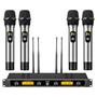 Imagem de Sistema de Microfones Sem Fio TONOR 4x10 Canais - Alcance de 295FT UHF