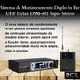 Imagem de Sistema de Monitoramento Duplo In Ear UHF Dylan DSM-601 Super Stereo
