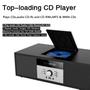 Imagem de Sistema de Som Estéreo Bluetooth WISCENT Vintage - Micro HiFi com CD Player