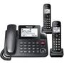 Imagem de Sistema de telefone com fio Panasonic KX-TGF892B com Bluetooth preto