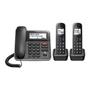 Imagem de Sistema de telefone com fio/sem fio Panasonic KX-TGB852B - 2 aparelhos