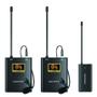 Imagem de Sistema Microfone Lapela Duplo Sem Fio Soleste Wm-02 Uhf