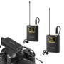 Imagem de Sistema Microfone Lapela Duplo Sem Fio Soleste Wm-02 Uhf