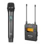Imagem de Sistema sem fio de microfone de mão para câmera uhf