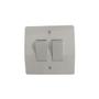 Imagem de Sistema x 2 inter simples 10a 250v branco pial 64315 c/8 uni