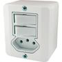 Imagem de Sistema X Radial Branco 2S+1T 10A C/Caixa 1902117