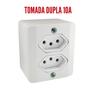 Imagem de Sistema X Tomada e Interruptores 10A/20A Sobrepor Externa Radial
