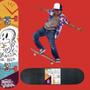 Imagem de Skate Completo Infantil Street Boarding Com Lixa 80cm