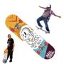 Imagem de Skate Completo Infantil Street Boarding Com Lixa 80cm