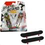 Imagem de Skate De Dedo Com Acessórios 2 Skates + Chave + Rodas Finger Skateboard Brinquedo