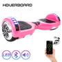 Imagem de Skate Eletrico 6,5 Rosa Hoverboard Smart Balance Bluetooth