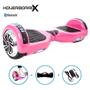 Imagem de Skate Elétrico 6,5 Rosa HoverboardX com Bluetooth e Bolsa