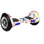 Imagem de Skate Elétrico Hoverboard 10" GRAFITTE  Bluetooth e LED com Bolsa - Bateria Original - Smart Balance