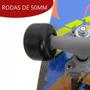 Imagem de Skate Infantil de Criança 24 + Kit de Proteção Capacete Joelheiras Cotoveleiras Shape Importway