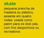 Imagem de Skate Infantil Plástico 4 Rodas Brinquedo - Artoys