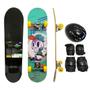 Imagem de Skate Infantil Radical Funs Completo Montado Com Kit De Proteção Com 7 Peças Ajustáveis Até 50Kg