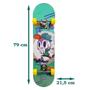 Imagem de Skate Infantil Radical Funs Completo Montado Com Kit De Proteção Com 7 Peças Ajustáveis Até 50Kg