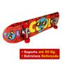 Imagem de Skate Infantil Radical Funs Completo Montado Com Kit De Proteção Com 7 Peças Ajustáveis Até 50Kg