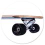Imagem de Skate Longboard 42" Shape De Madeira Rodas Com Rolamento Certificado Inmetro