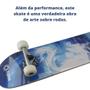 Imagem de Skate Montado Semi Profissional Skatetboard Spin ABEC 9