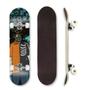 Imagem de Skate Montado Shape Maple Frankstein Com Lixa Trucks E Rodas