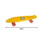 Imagem de Skate Plástico Colorido Infantil Suporta Até 40kg Para Meninas Meninos Brinquedos Brinquemix