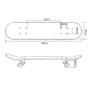 Imagem de Skate Profissional Montado Estampas Shape com Trucks e Rodas