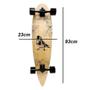 Imagem de Skate radical longboard madeira montado suporta até 80kg